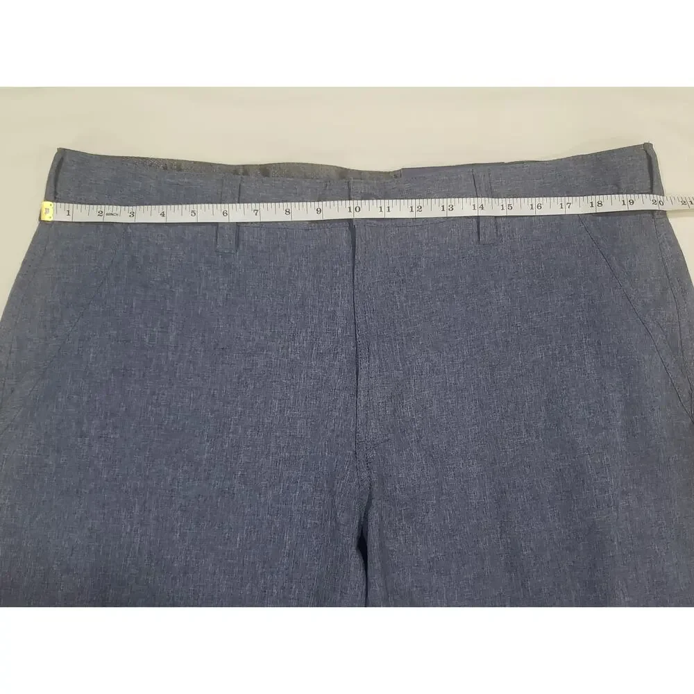 Croft & Borrow Blue Stretch Fabric Quick Dry Light Weight Shorts BNWT | Size 38